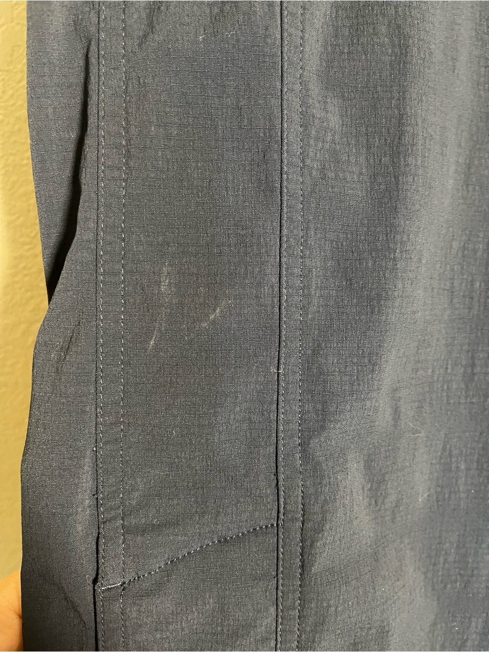 Athleta Trekkie High Rise Baggy Parachute Pants Navy Blue Size L - Picture 16 of 16